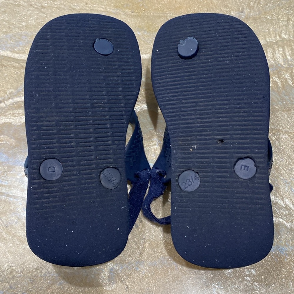 Havaianas Blue Flip Flops Baby Toddlers Boy Size USA 9C / 23-24 - Picture 11 of 11